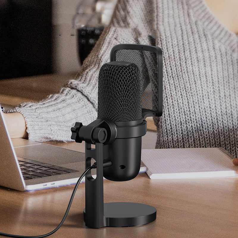 Notebook Computer Game Voice Live Broadcast Desktop USB Wired Microphone - ManunedStore