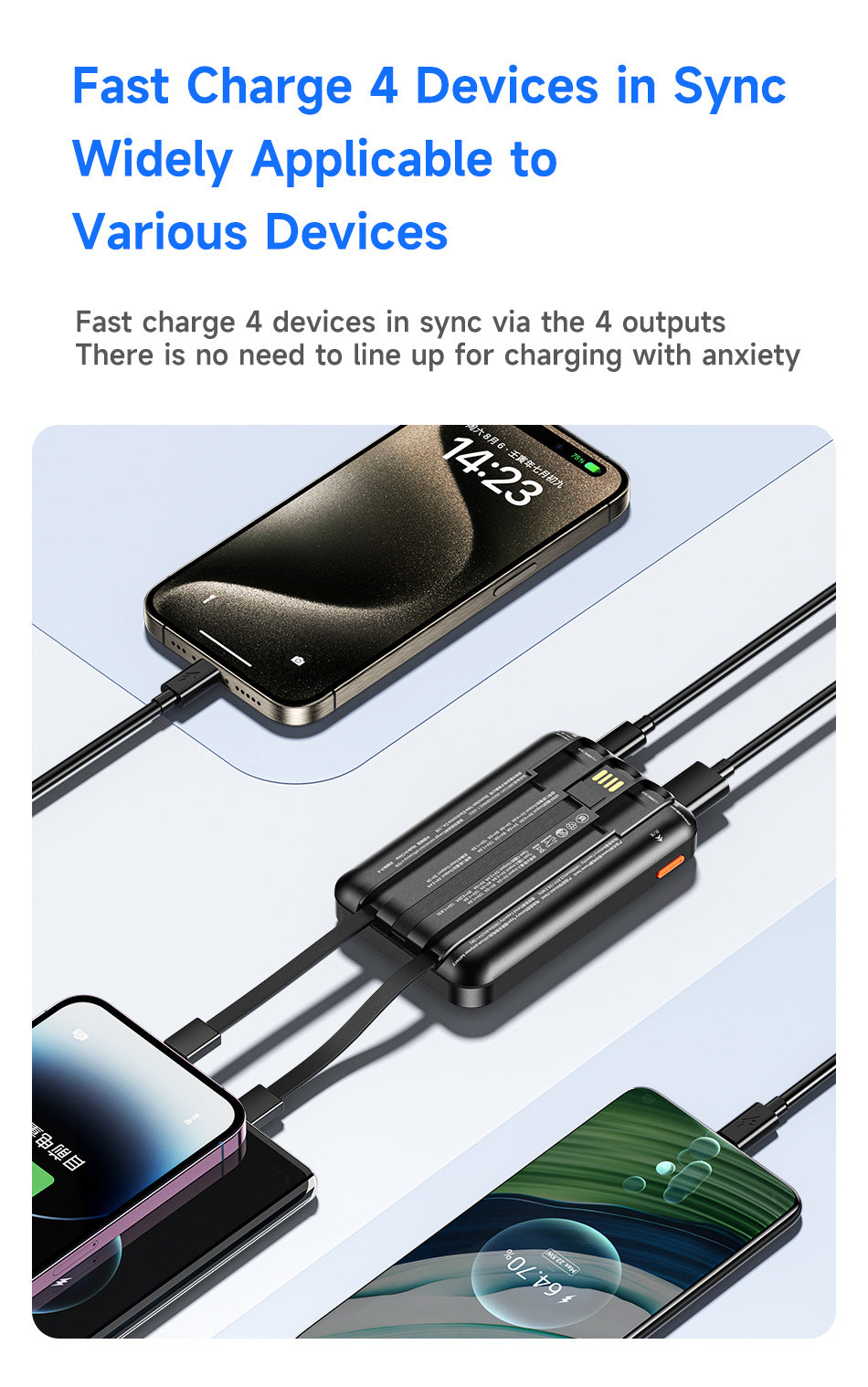 AWEI 22.5W Power Bank P64K - ManunedStore