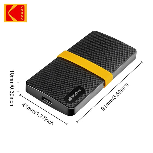 SSD Esterno KODAK X200 1TB USB 3.1 - Mini per PC/PS4 - 550MB/s