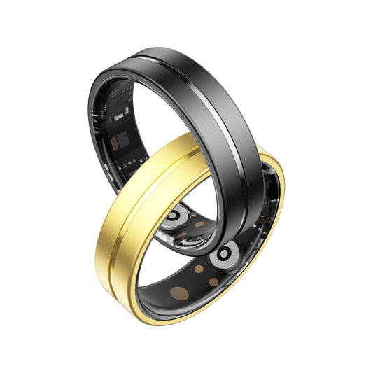 Smart Ring Health Tracker, Anelli Bluetooth Fitness Tracker Supporto BT 5.1 NFC, Sonno Temperatura Corporea Conteggio Passi Anelli Monitoraggio Frequenza Cardiaca - ManunedStore