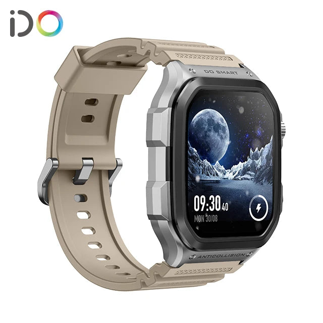Smartwatch Uomo 2025 - GPS Integrato, Impermeabile 5ATM, Assistente Vocale AI, Tracker Sonno/Salute, Schermo 1.85" per Sport Outdoor