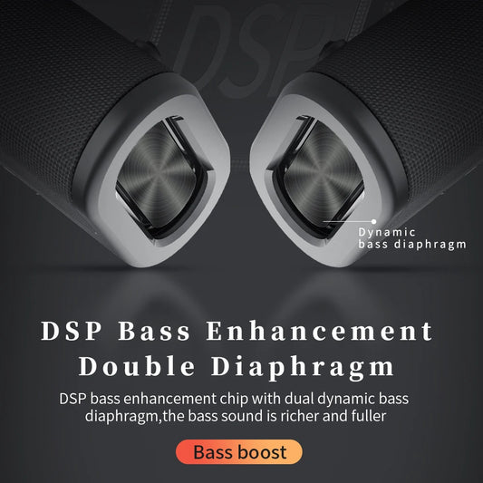 Cyboris T9 Speaker Portatile 80W - Subwoofer Deep Bass, Bluetooth 5.0, Hi-Fi Stereo 2.1 Canali, Ideale per DJ e Home Party