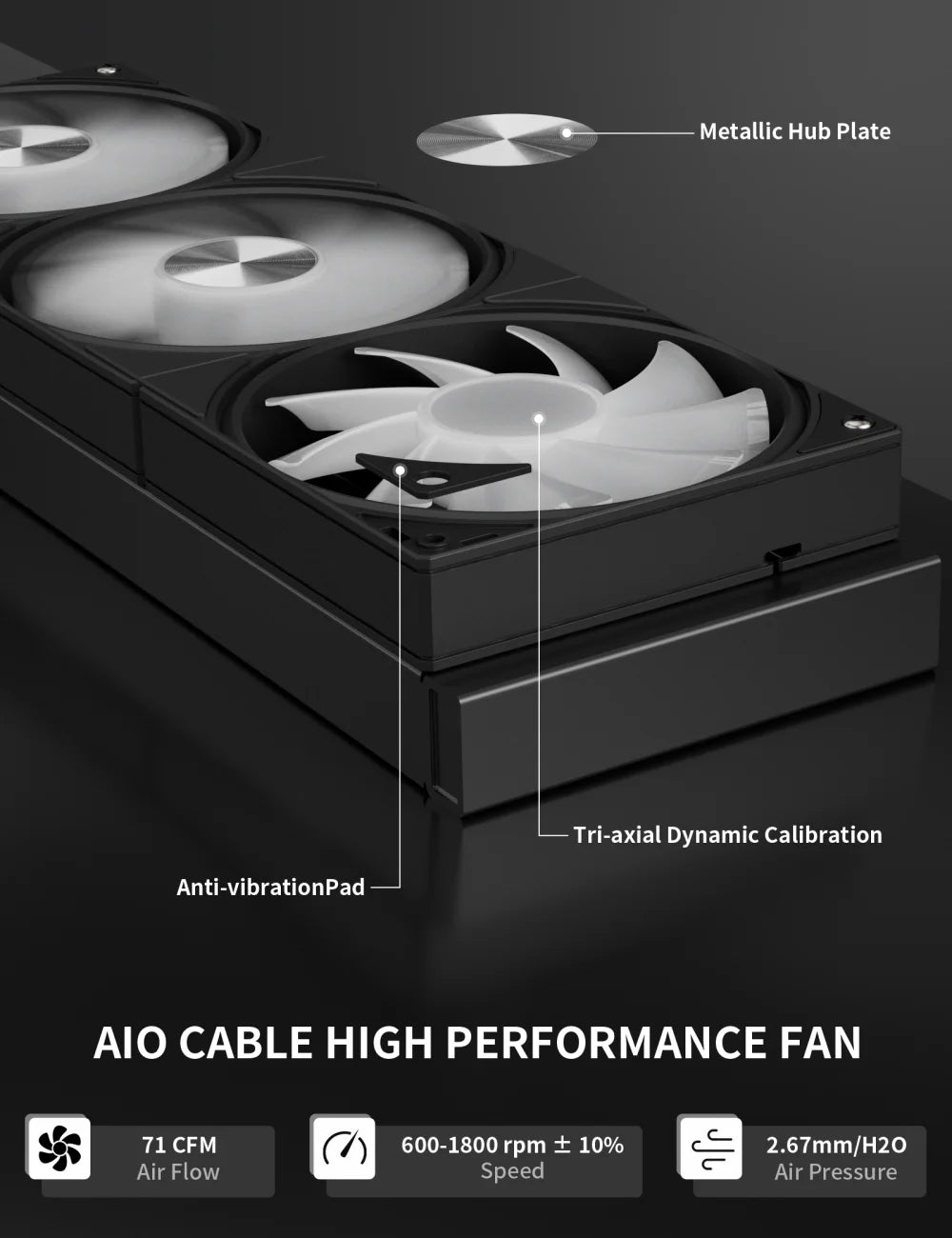 Dissipatore Liquido upHere 360mm ARGB - Cooling Estremo e Silenzioso per PC Gaming (Compatibile AM5/Intel) - ManunedStore