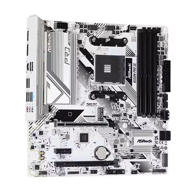 ASRock B550M Pro SE Scheda Madre Micro ATX - Socket AM4, DDR4, PCIe 4.0, SATA 6Gb/s - Compatibile con Ryzen