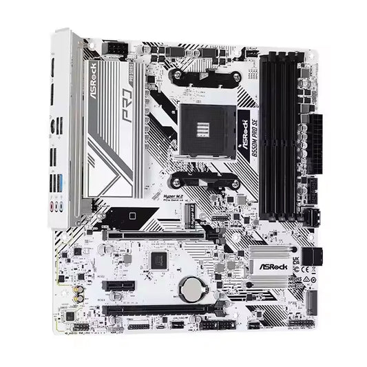 ASRock B550M Pro SE Scheda Madre Micro ATX - Socket AM4, DDR4, PCIe 4.0, SATA 6Gb/s - Compatibile con Ryzen