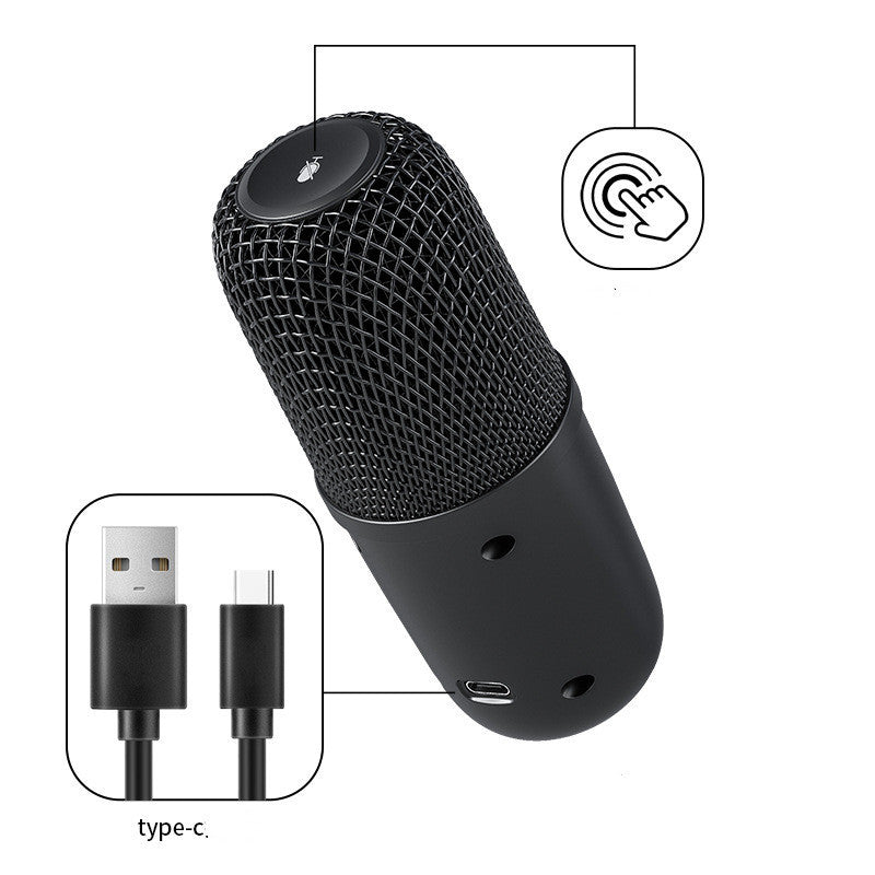 Notebook Computer Game Voice Live Broadcast Desktop USB Wired Microphone - ManunedStore