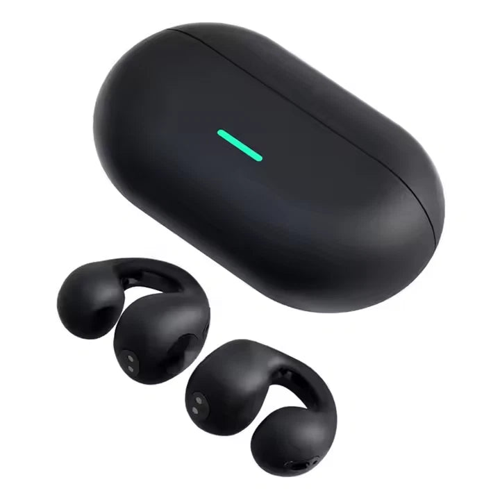 Cuffie Wireless, Sportivi Clip Aperta Cuffie Conduzione Ossea, Diaframmi 12mm EN