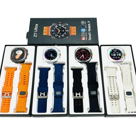 Z7 Ultra Smartwatch 2025 - Orologio Sportivo con Doppio Cinturino, AMOLED 1.52", Chiamate BT, Monitoraggio Cardiaco, Impermeabile per Outdoor