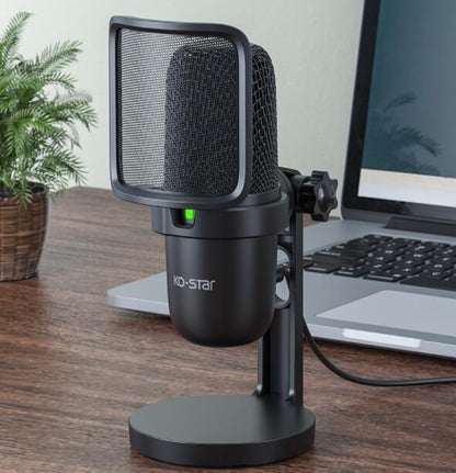 Notebook Computer Game Voice Live Broadcast Desktop USB Wired Microphone - ManunedStore