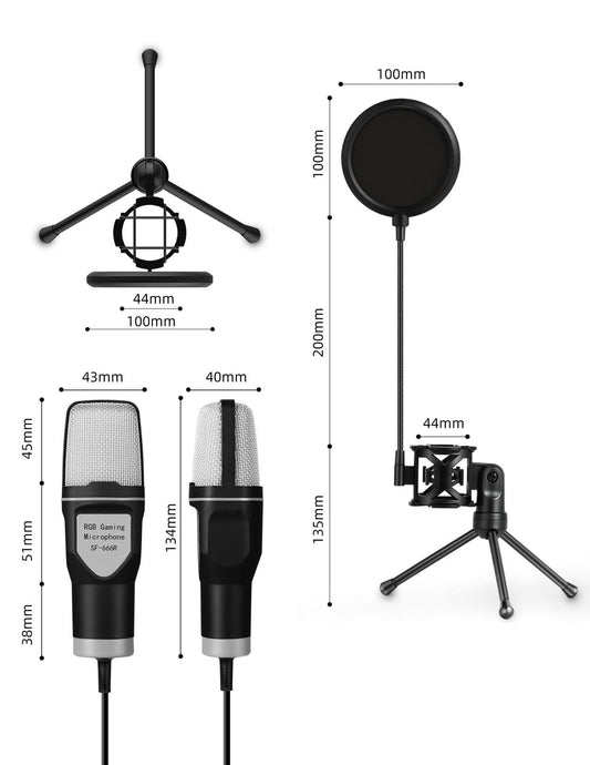 Desktop Microphone Live Conference Microphone - ManunedStore