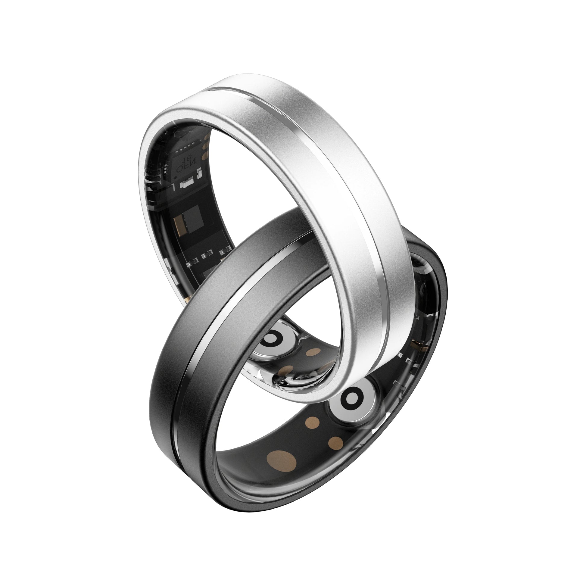 Smart Ring Health Tracker, Anelli Bluetooth Fitness Tracker Supporto BT 5.1 NFC, Sonno Temperatura Corporea Conteggio Passi Anelli Monitoraggio Frequenza Cardiaca - ManunedStore