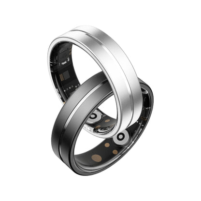 Smart Ring Health Tracker, Anelli Bluetooth Fitness Tracker Supporto BT 5.1 NFC, Sonno Temperatura Corporea Conteggio Passi Anelli Monitoraggio Frequenza Cardiaca - ManunedStore