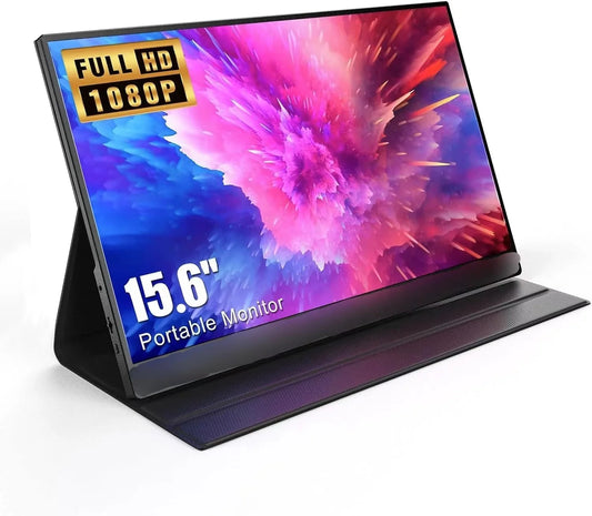 15.6 Inch IPS 1080P FHD Full HD Gaming USB-C Portable Monitor Screen Extender for Laptop Mobile Portable Monitor - ManunedStore