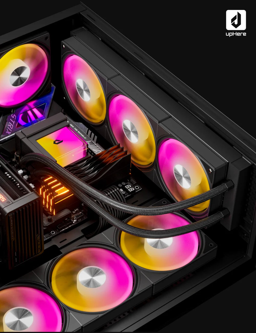 Dissipatore Liquido upHere 360mm ARGB - Cooling Estremo e Silenzioso per PC Gaming (Compatibile AM5/Intel) - ManunedStore