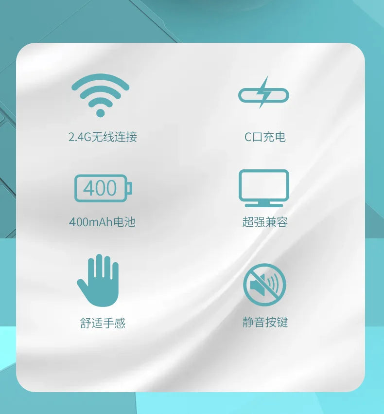 Stock Transparent 2.4GHz Bluetooth Wireless Dual Mode Mouse Magnetic Top Cover High DPI 1600 Type-c Rechargeable Optical Mouse - ManunedStore
