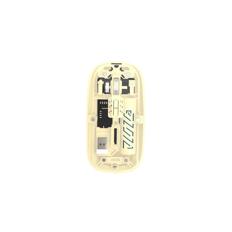 Stock Transparent 2.4GHz Bluetooth Wireless Dual Mode Mouse Magnetic Top Cover High DPI 1600 Type-c Rechargeable Optical Mouse - ManunedStore