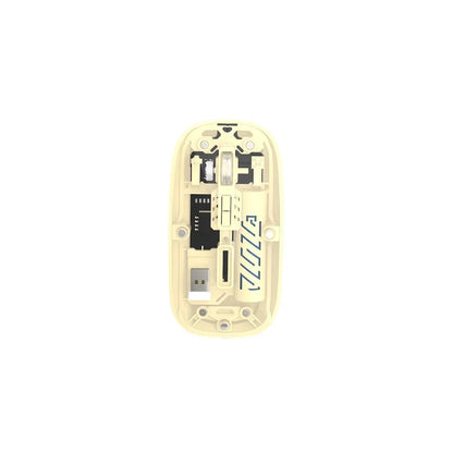 Stock Transparent 2.4GHz Bluetooth Wireless Dual Mode Mouse Magnetic Top Cover High DPI 1600 Type-c Rechargeable Optical Mouse - ManunedStore