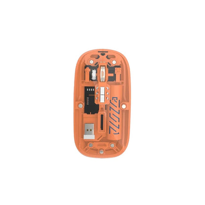Stock Transparent 2.4GHz Bluetooth Wireless Dual Mode Mouse Magnetic Top Cover High DPI 1600 Type-c Rechargeable Optical Mouse - ManunedStore