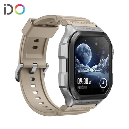 Smartwatch Uomo 2025 - GPS Integrato, Impermeabile 5ATM, Assistente Vocale AI, Tracker Sonno/Salute, Schermo 1.85" per Sport Outdoor