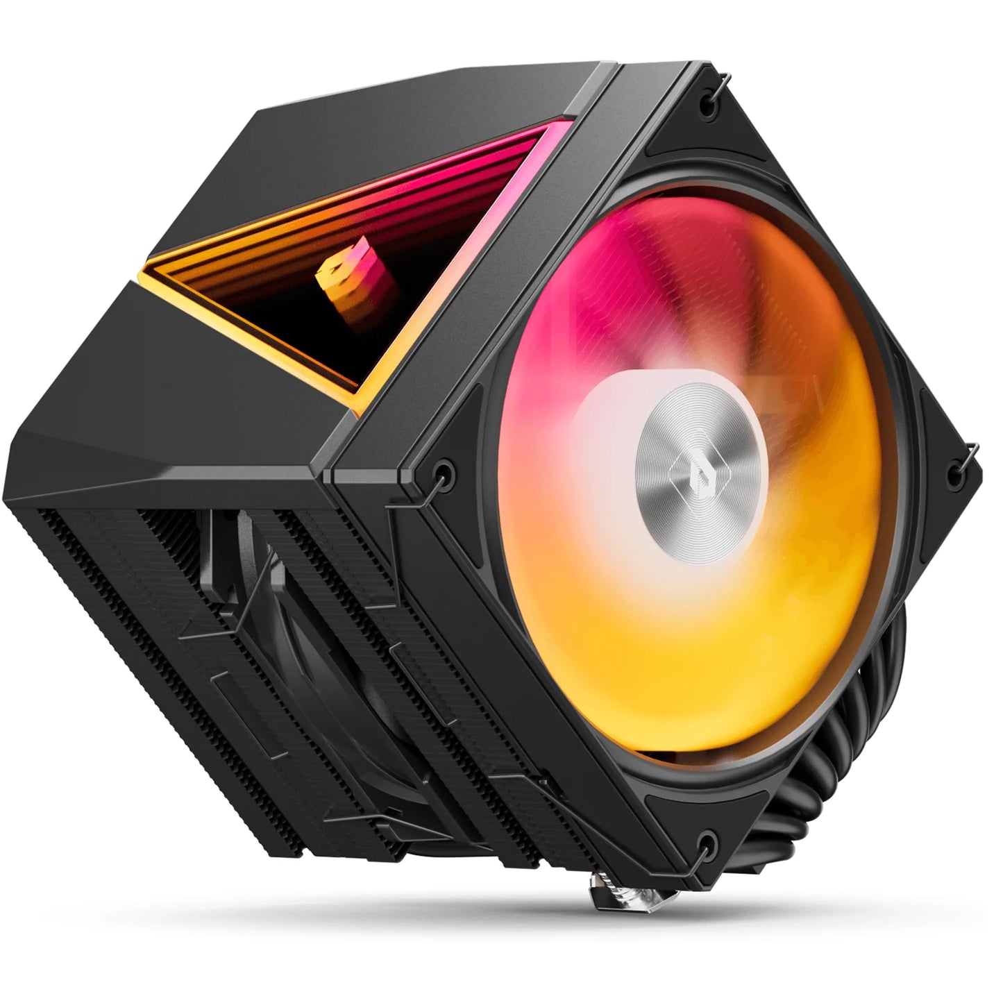 upHere Dissipatore CPU con Ventole RGB, 8 Heatpipe per Intel e AMD, Cooler con Copertura Magnetica