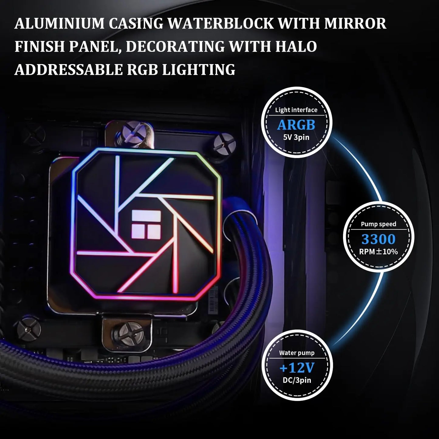 THERMALRIGHT Aqua Elite 360 V3 – Raffreddamento a Liquido AIO per CPU, 360mm, Ventole ARGB PWM, Alta Prestazione, Compatibile con Intel & AMD