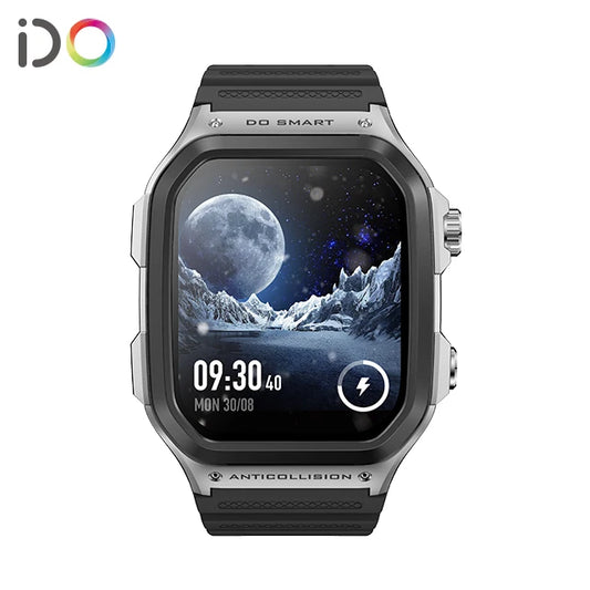 Smartwatch Uomo 2025 - GPS Integrato, Impermeabile 5ATM, Assistente Vocale AI, Tracker Sonno/Salute, Schermo 1.85" per Sport Outdoor