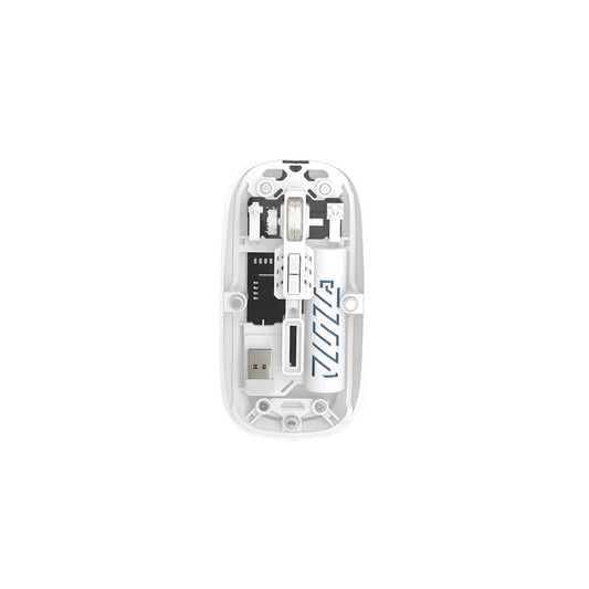 Stock Transparent 2.4GHz Bluetooth Wireless Dual Mode Mouse Magnetic Top Cover High DPI 1600 Type-c Rechargeable Optical Mouse - ManunedStore